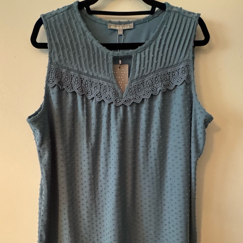 Blue Tank Top by Daniel Rainn